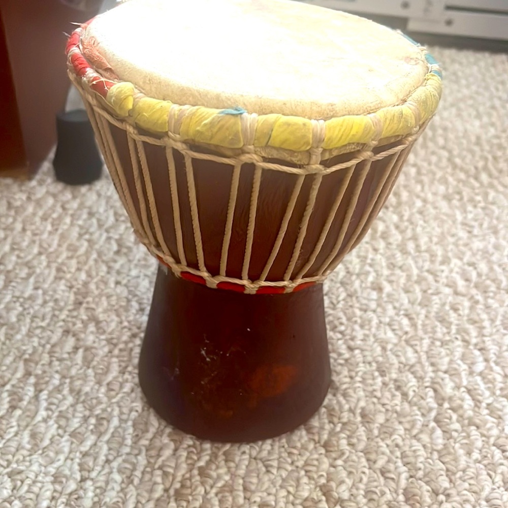 Small handheld Moroccan drum